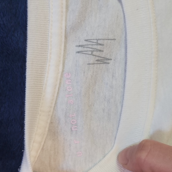 We are all animals white printed t - Picture 3 of 4